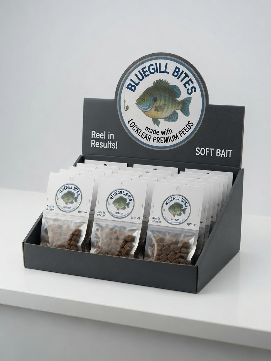 Bluegill Bites Case Qty 30 packs (display box not included)