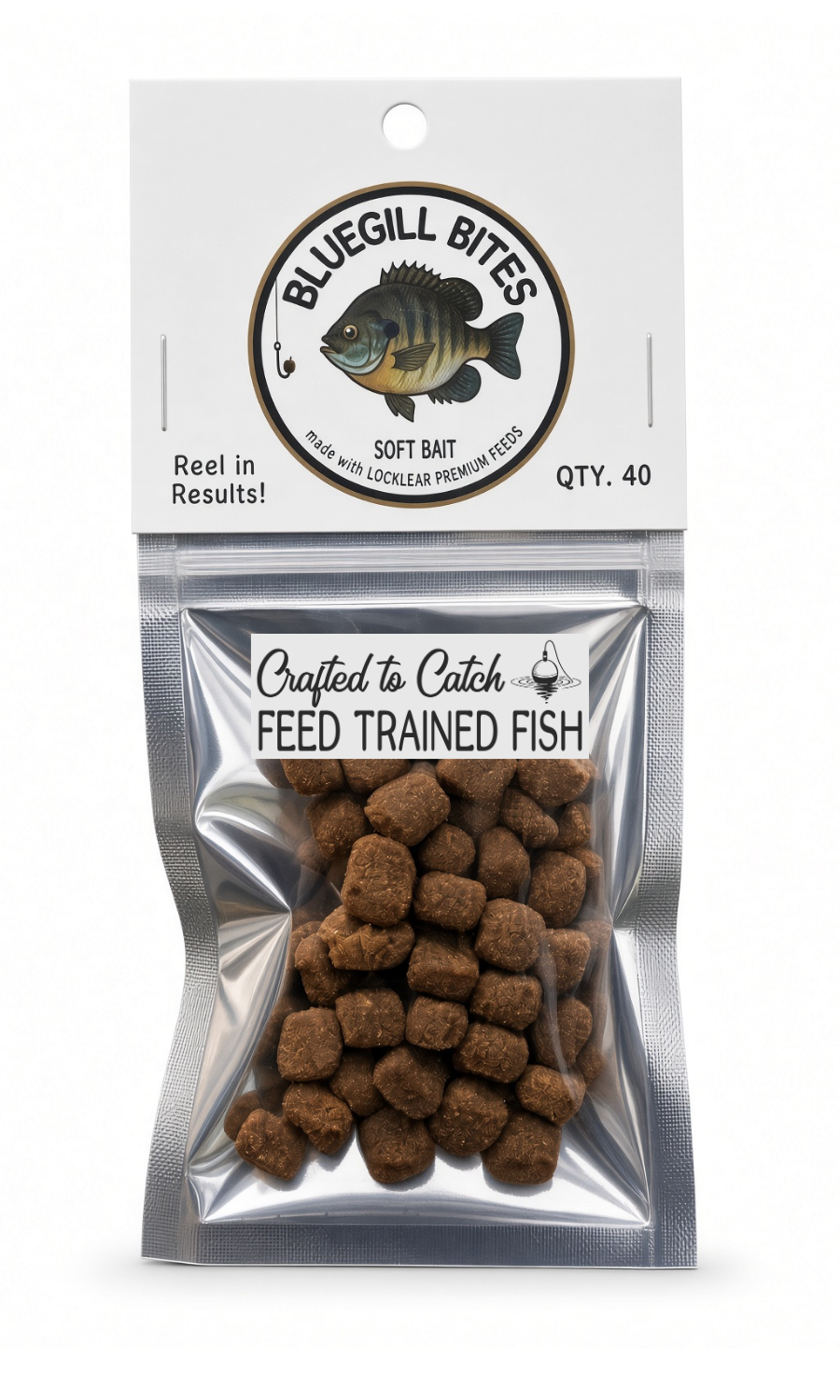 Bluegill Bites Soft Dough Bait — 40-Piece Pack